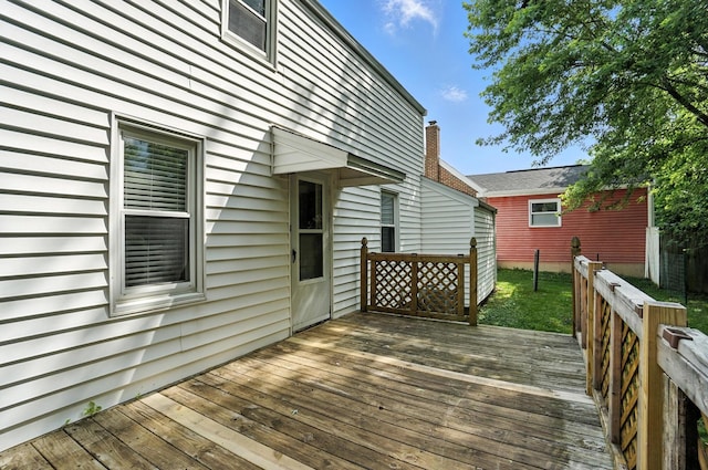 3314 Elizabeth St, Erlanger, KY 41018 - view of wooden deck