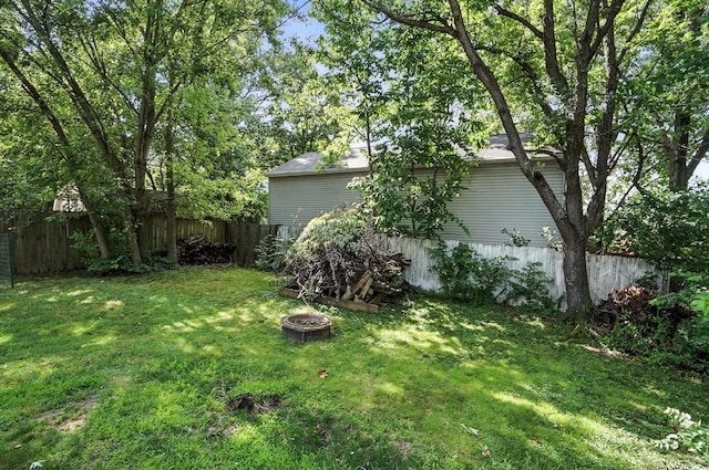3314 Elizabeth St, Erlanger, KY 41018 - view of yard with an outdoor fire pit