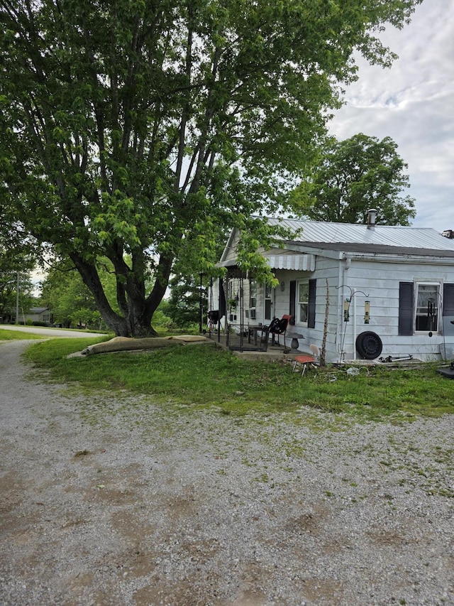 235 Leaning Oak Rd, Corinth, KY 41010 - view of front of home featuring metal roof