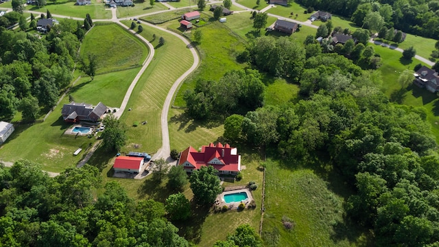 405 Alexander Rd, Crittenden, KY 41030 - aerial overview of property's location featuring a pool area