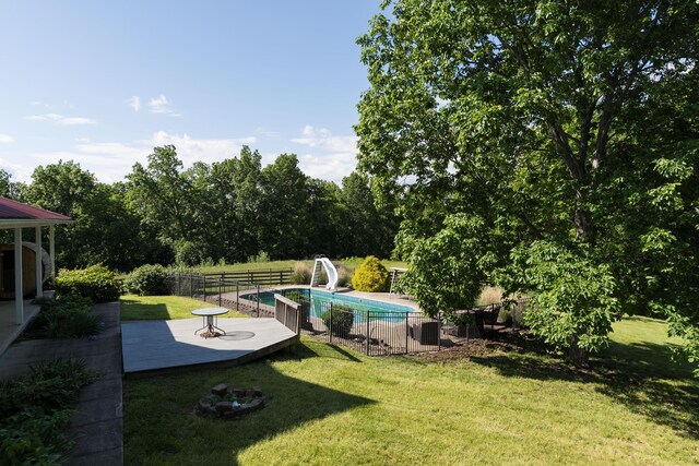 405 Alexander Rd, Crittenden, KY 41030 - view of yard featuring a patio area