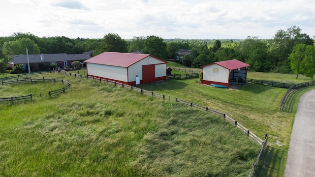 405 Alexander Rd, Crittenden, KY 41030 - view of yard with a pole building, an outbuilding, and an exterior structure
