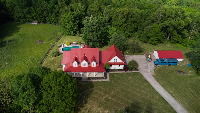 405 Alexander Rd, Crittenden, KY 41030 - view of subject property featuring a heavily wooded area
