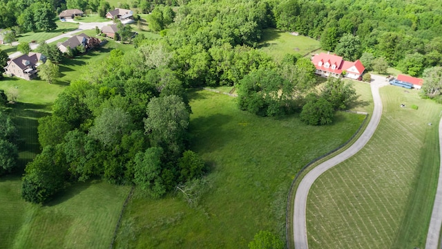405 Alexander Rd, Crittenden, KY 41030 - aerial overview of property's location featuring a heavily wooded area