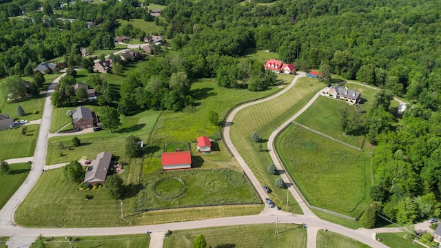 405 Alexander Rd, Crittenden, KY 41030 - aerial view of property's location featuring a heavily wooded area