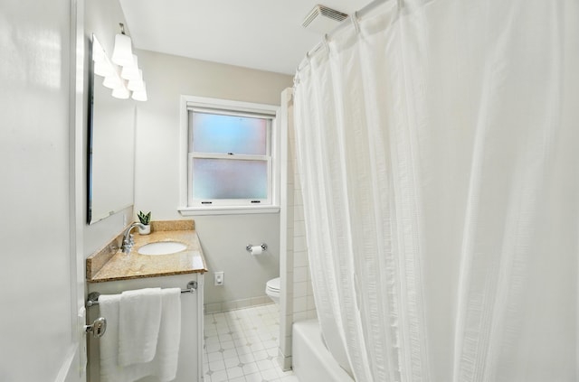 134 Strathmore Ave, Fort Thomas, KY 41075 - full bath with vanity, toilet, and shower / tub combo