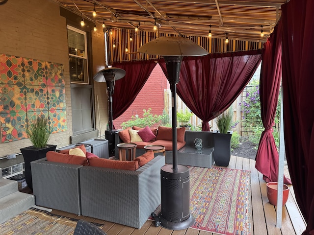 842 Monroe St, Newport, KY 41071 - wooden terrace featuring outdoor lounge area