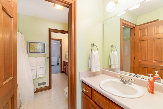 2090 Edenderry Dr, Fort Mitchell, KY 41017 - bathroom with tile patterned floors, vanity, and toilet