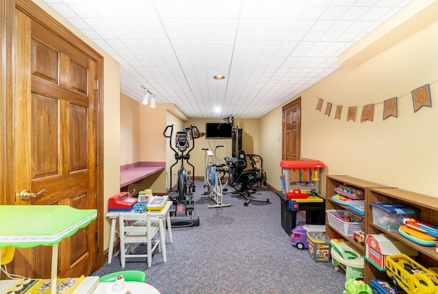 2090 Edenderry Dr, Fort Mitchell, KY 41017 - playroom with carpet flooring