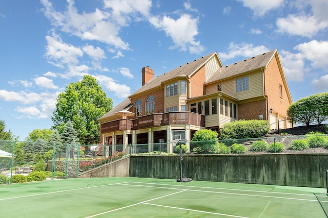 2090 Edenderry Dr, Fort Mitchell, KY 41017 - view of tennis court with community basketball court