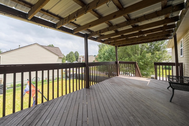 1837 Asbury Way, Hebron, KY 41048 - wooden terrace featuring a yard