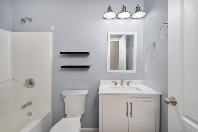 1837 Asbury Way, Hebron, KY 41048 - full bathroom featuring vanity, toilet, and bathtub / shower combination