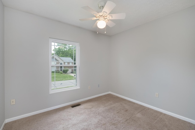 1837 Asbury Way, Hebron, KY 41048 - spare room with carpet flooring, baseboards, and a ceiling fan