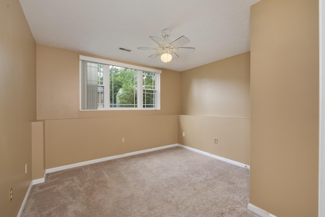 1837 Asbury Way, Hebron, KY 41048 - spare room featuring a ceiling fan, baseboards, and carpet floors