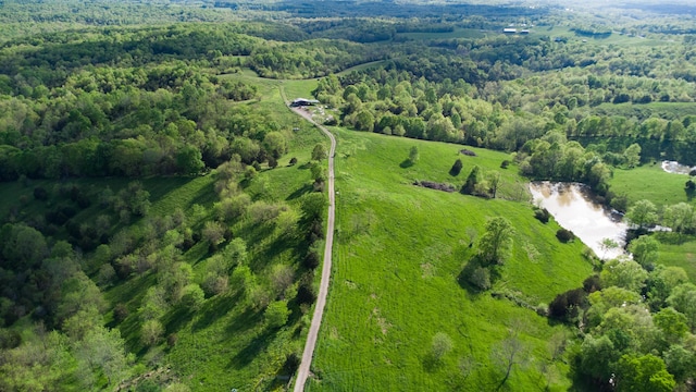 1120 Keefer Rd, Corinth, KY 41010 - aerial overview of property's location with a heavily wooded area and property boundaries highlighted