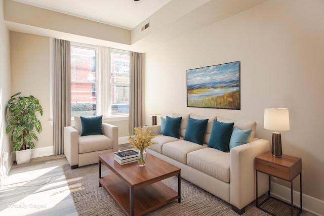 1707 Eastern Ave Unit 1709, Covington, KY 41014 - living area with baseboards and wood finished floors