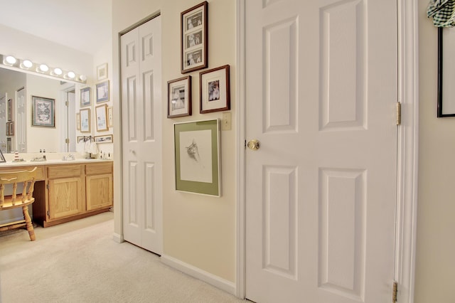 2239 Teal Briar Ln Unit 206, Burlington, KY 41005 - bathroom featuring double vanity and baseboards