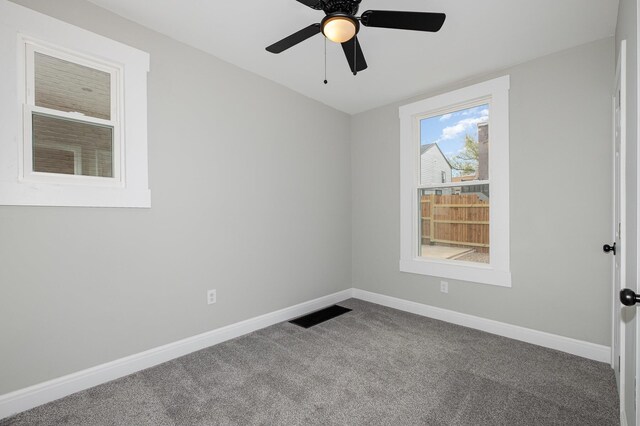 1026 Orchard St, Newport, KY 41071 - carpeted spare room featuring baseboards and a ceiling fan