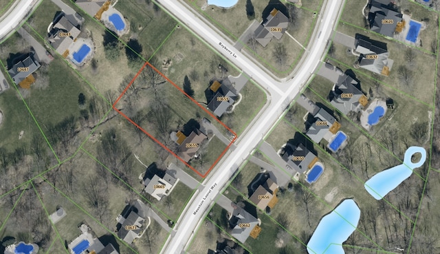 10659 Mountain Laurel Way, Union, KY 41091 - aerial overview of property's location with property boundaries highlighted