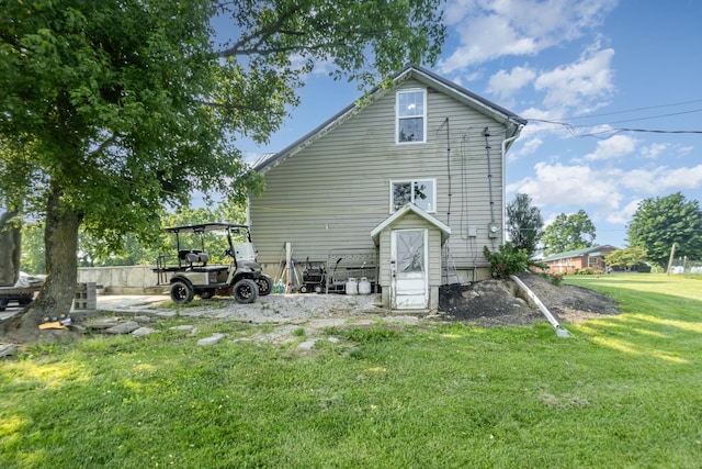 605 Lemon Northcutt Rd, Dry Ridge, KY 41035 - back of property with a lawn