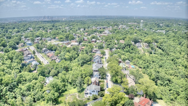 141 Manor Ln, Fort Thomas, KY 41075 - aerial overview of property's location with a forest