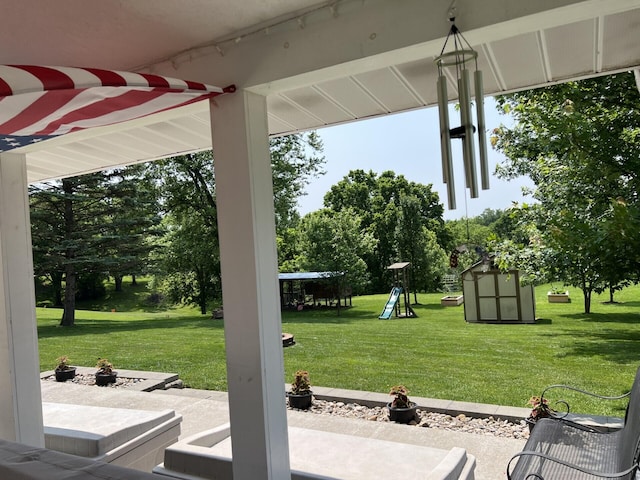 11 Alanna Dr, Wilder, KY 41076 - view of patio / terrace featuring a fire pit