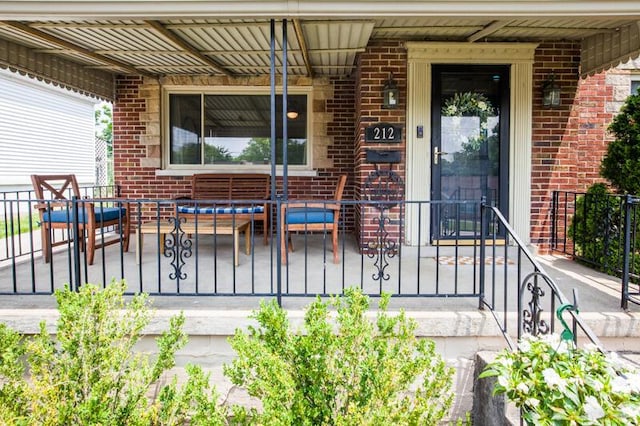 212 James Ave, Erlanger, KY 41018 - entrance to property with brick siding and covered porch