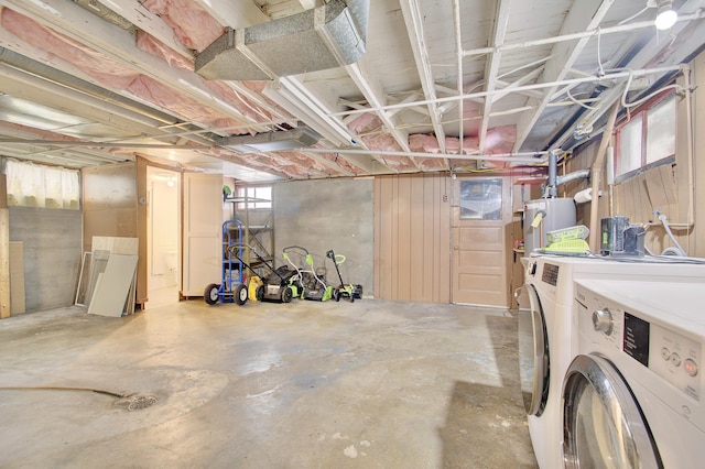412 4th Ave, Dayton, KY 41074 - basement featuring independent washer and dryer and water heater