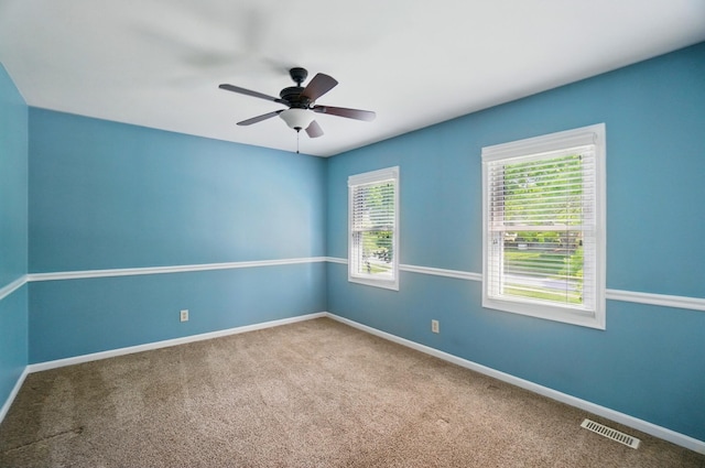 856 Moonstone Ct, Crescent Springs, KY 41017 - carpeted spare room with a ceiling fan and baseboards