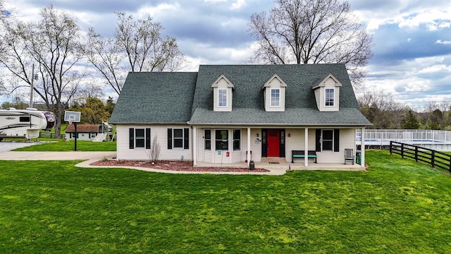 8949 E Main St, Alexandria, KY 41001 - cape cod-style house with covered porch and roof with shingles