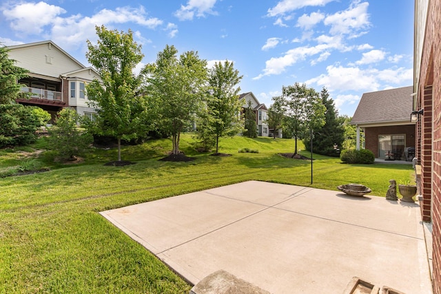 9733 Cobalt Way, Union, KY 41091 - view of patio featuring an outdoor fire pit