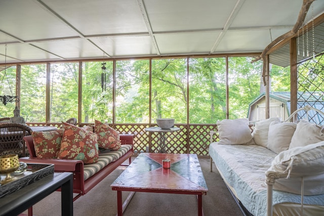 1145 Hillandale Dr, Sanders, KY 41083 - sunroom with outdoor lounge area