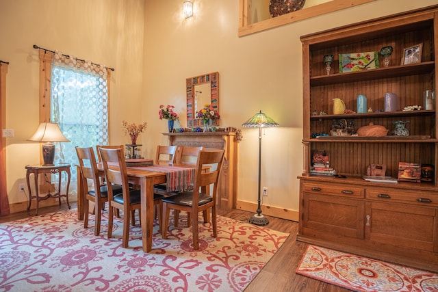 1145 Hillandale Dr, Sanders, KY 41083 - dining room featuring light wood finished floors and baseboards
