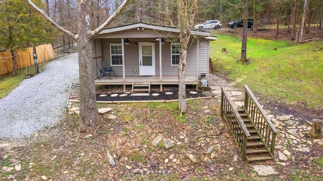 873 Buckeye Hills Rd, Falmouth, KY 41040 - shotgun-style home with stairs
