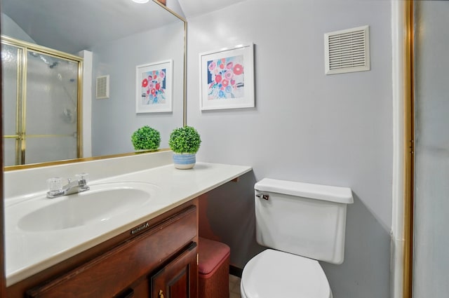 2 W Crittenden Ave, Fort Wright, KY 41011 - full bathroom with vanity, toilet, and an enclosed shower