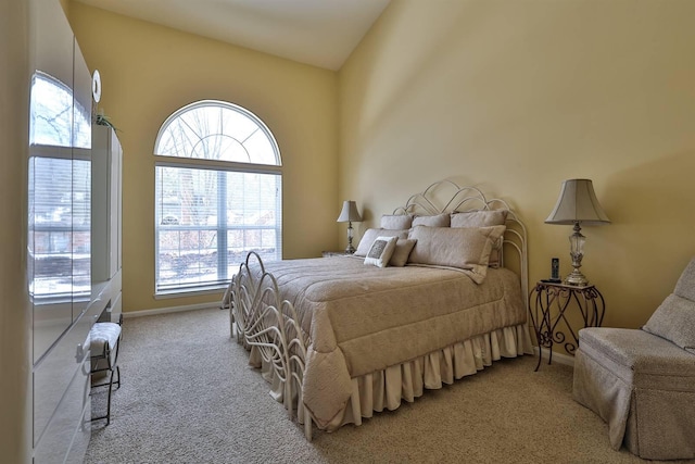 2754 Mansion Pl, Crestview Hills, KY 41017 - carpeted bedroom with baseboards and vaulted ceiling