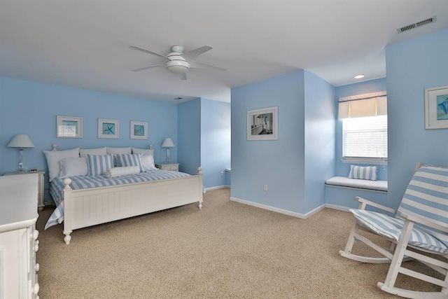2754 Mansion Pl, Crestview Hills, KY 41017 - bedroom featuring carpet floors, baseboards, and ceiling fan