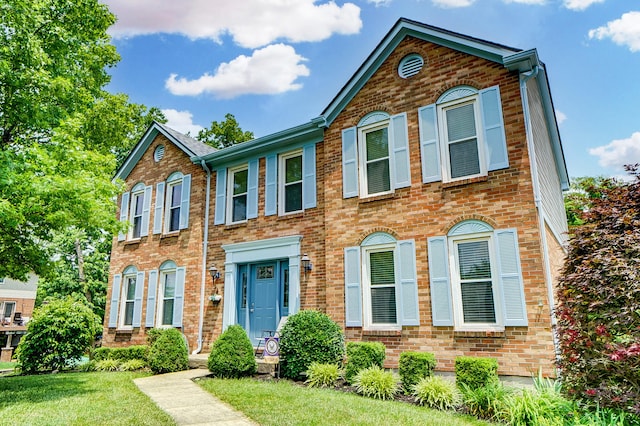 376 Marie Ln, Edgewood, KY 41017 - view of front of house with brick siding and a front lawn
