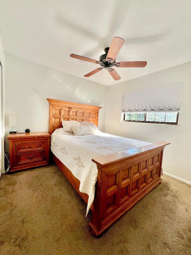 202 Shaker Heights Ln, Crestview Hills, KY 41017 - bedroom with carpet floors, a ceiling fan, and baseboards