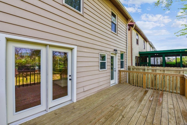 831 Linden Ave, Newport, KY 41071 - view of wooden deck