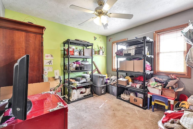 575 Stringtown Rd, Corinth, KY 41010 - storage room with ceiling fan