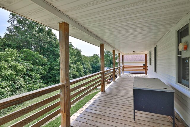 575 Stringtown Rd, Corinth, KY 41010 - view of wooden porch