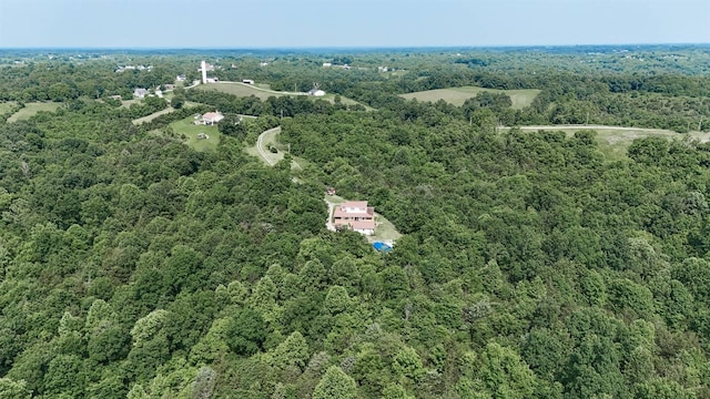 575 Stringtown Rd, Corinth, KY 41010 - drone / aerial view of a heavily wooded area