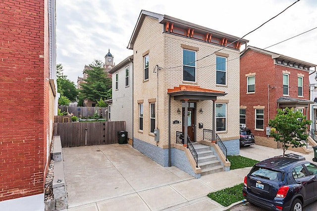 805 Ann St, Newport, KY 41071 - view of front facade featuring brick siding and a gate