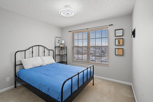 10335 Mackay Ct, Independence, KY 41051 - carpeted bedroom with baseboards and a textured ceiling