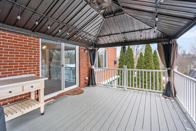 10335 Mackay Ct, Independence, KY 41051 - wooden deck with a gazebo