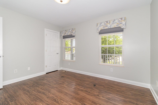 1285 Edinburgh Ln, Union, KY 41091 - unfurnished room with dark wood-style flooring