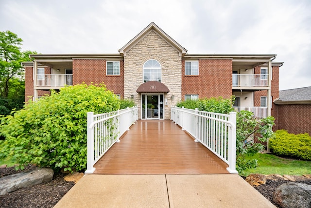 701 Napa Valley Ln Unit 9, Crestview Hills, KY 41017 - view of front facade with stone siding