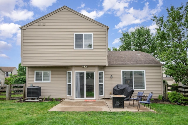 2139 Algiers St, Union, KY 41091 - back of property featuring cooling unit and a patio
