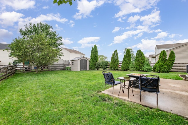 2139 Algiers St, Union, KY 41091 - view of yard with a patio area and a fire pit
